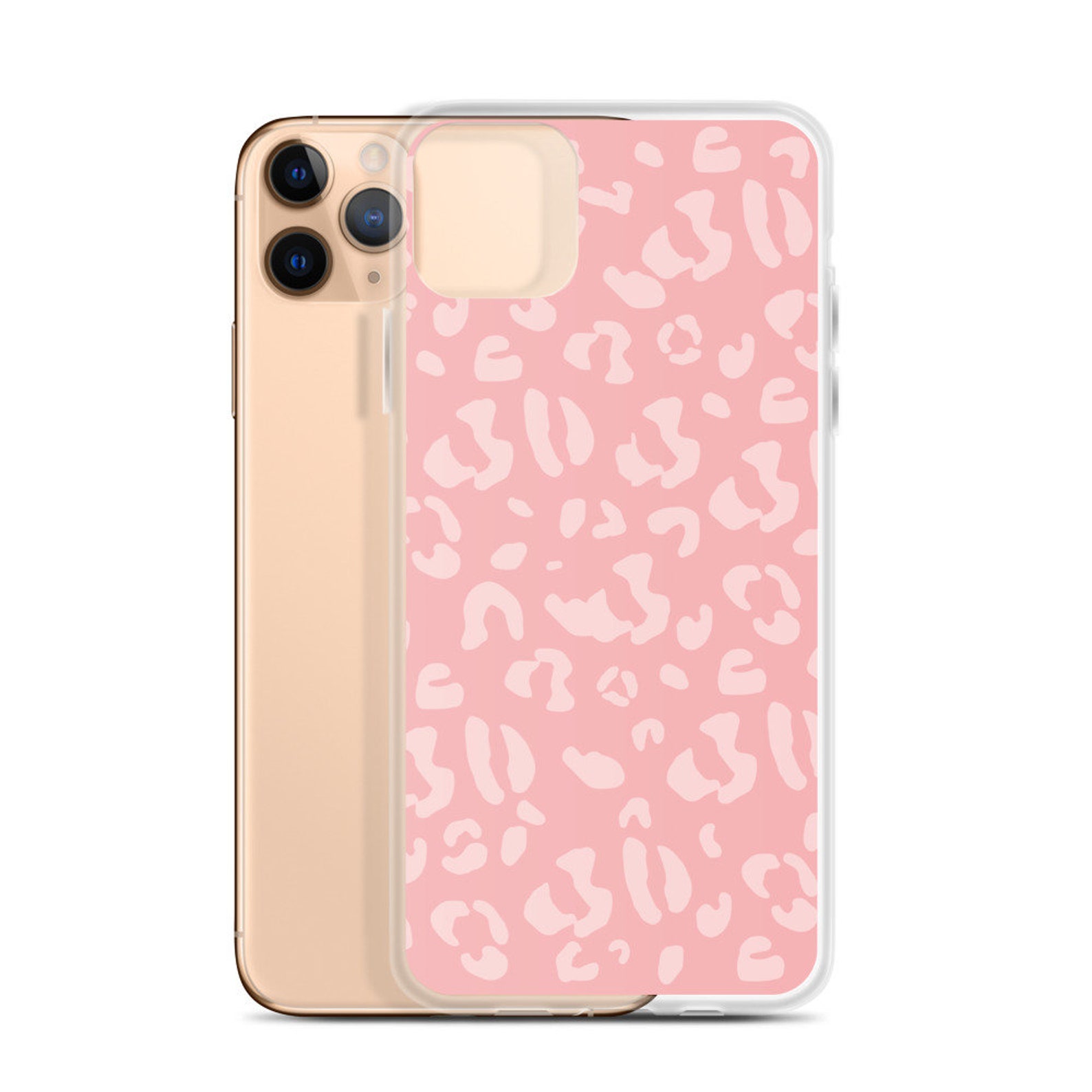 Iphone Case in Pink Cheetah Print Iphone 11 Iphone Xr Etsy UK