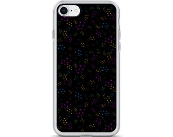 iPhone Case with black dot pattern | iPhone 11, iPhone Xr, iPhone 8 , iPhone SE, iPhone Xs, iPhone 8 plus, iPhone 12