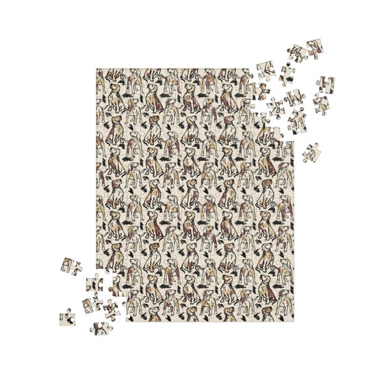 Jigsaw Puzzle Extreme Hard Animal Pattern Gag Gift Dog 