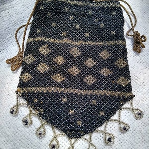 1910's Victorian Mourning Purse image 1