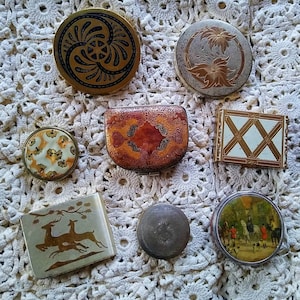 Complete Collection of Vintage Makeup Compacts