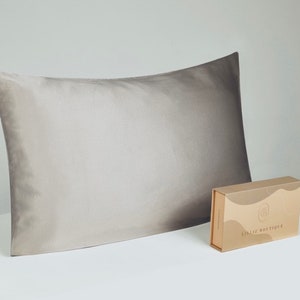 40x80 silk pillowcase 22Momme with tire closure High quality silk bed linen Gift Idea 80x80cm/40x80cm Bild 1
