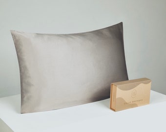 40x80 silk pillowcase 22Momme with tire closure |High quality silk bed linen| Gift Idea |80 x 80 cm/40 x 80 cm