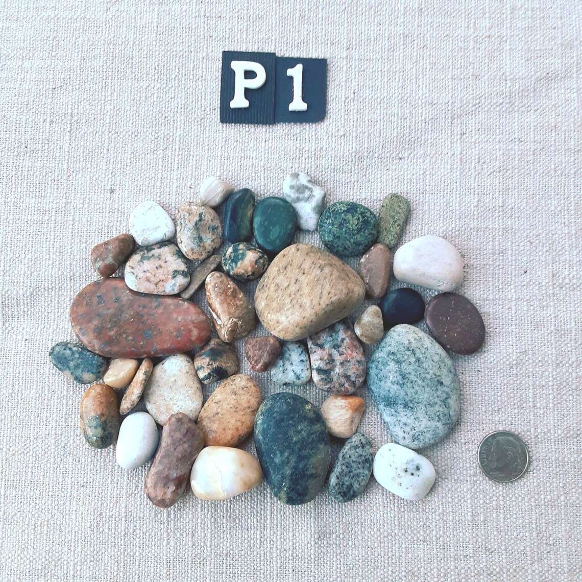 Over 1/2 lb. of polished Lake Michigan semiprecious gems. Etsy