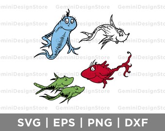 Download One Fish Two Fish Svg Etsy