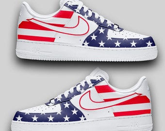 Nike Air Force Nike Usa Flag Shoes Nike Air Force Low By You