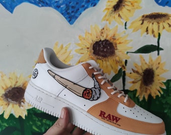 Buy Hand-painted Air Force One Sneakers: Custom Stoner Shoes