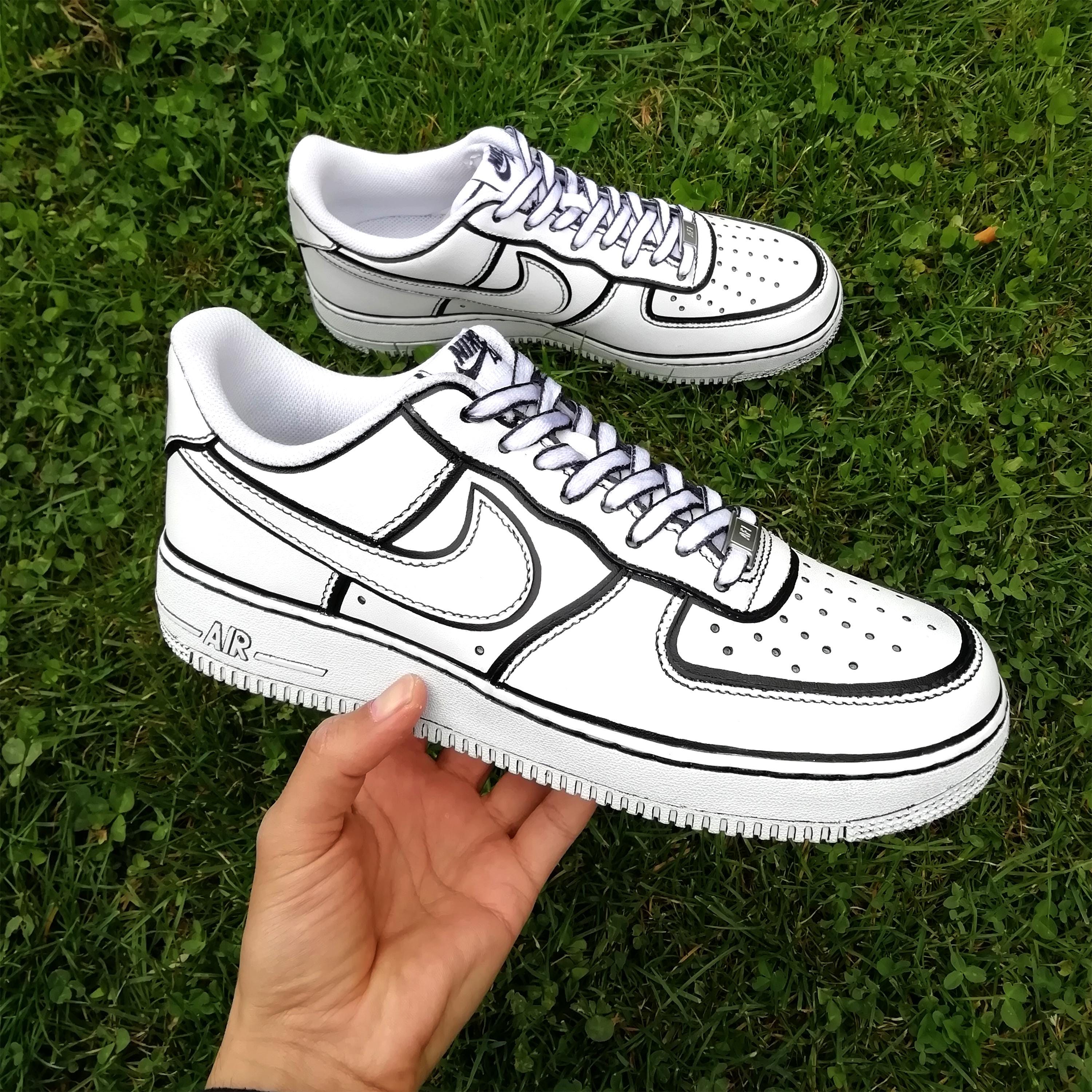 Nike af1 sketch custom - Etsy 日本