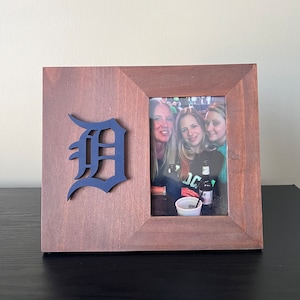 Detroit Tigers wood picture frame