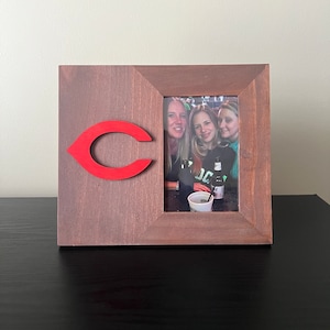 Cincinnati Reds wood picture frame