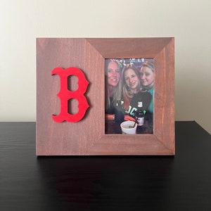 Boston Red Sox wood frame