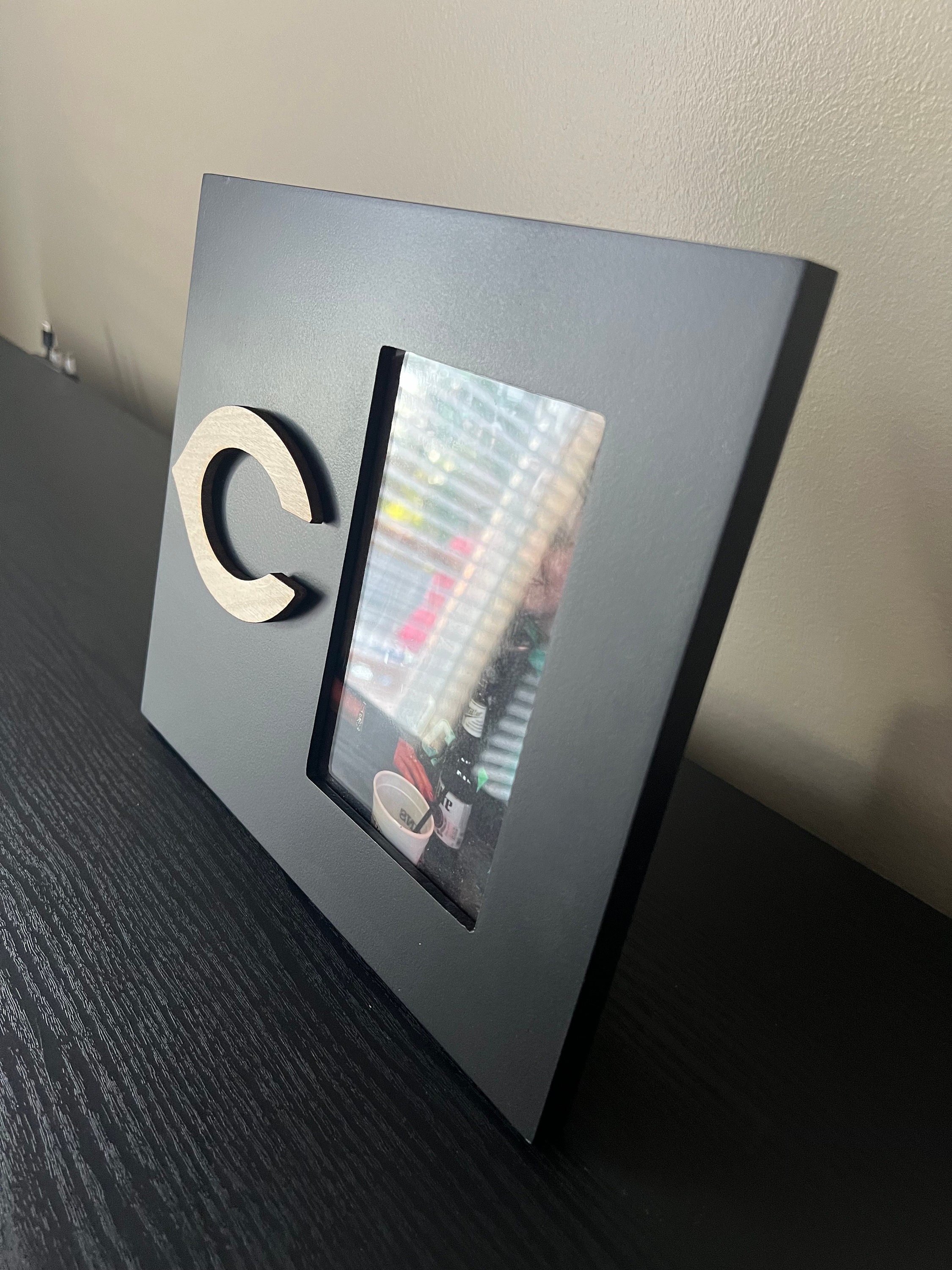 Cincinnati Reds Natural Finish Black Picture Frame - Etsy