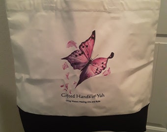 Gifted Hands of Yah Large Shopper Tote