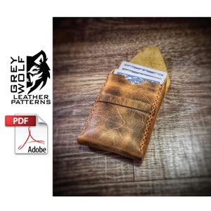 Modello scatola da poker in pelle - Download Pdf - Modello in pelle - Fai da te in pelle - Modello in pelle - PDF in pelle - Modello borsa - Scatola custodia da poker