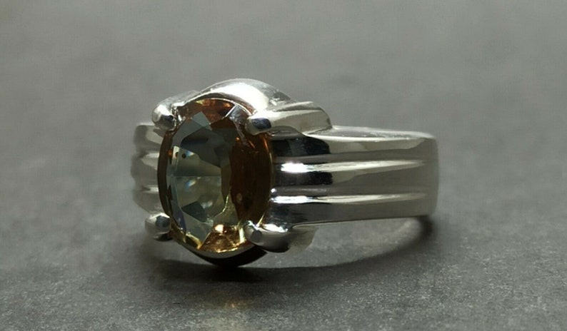 Alexandrite Ring Sterling Silver 925 Handmade Color Changing Gemstone Mens RingAntique Style Large Mens Ring For Engagement /& Weeding