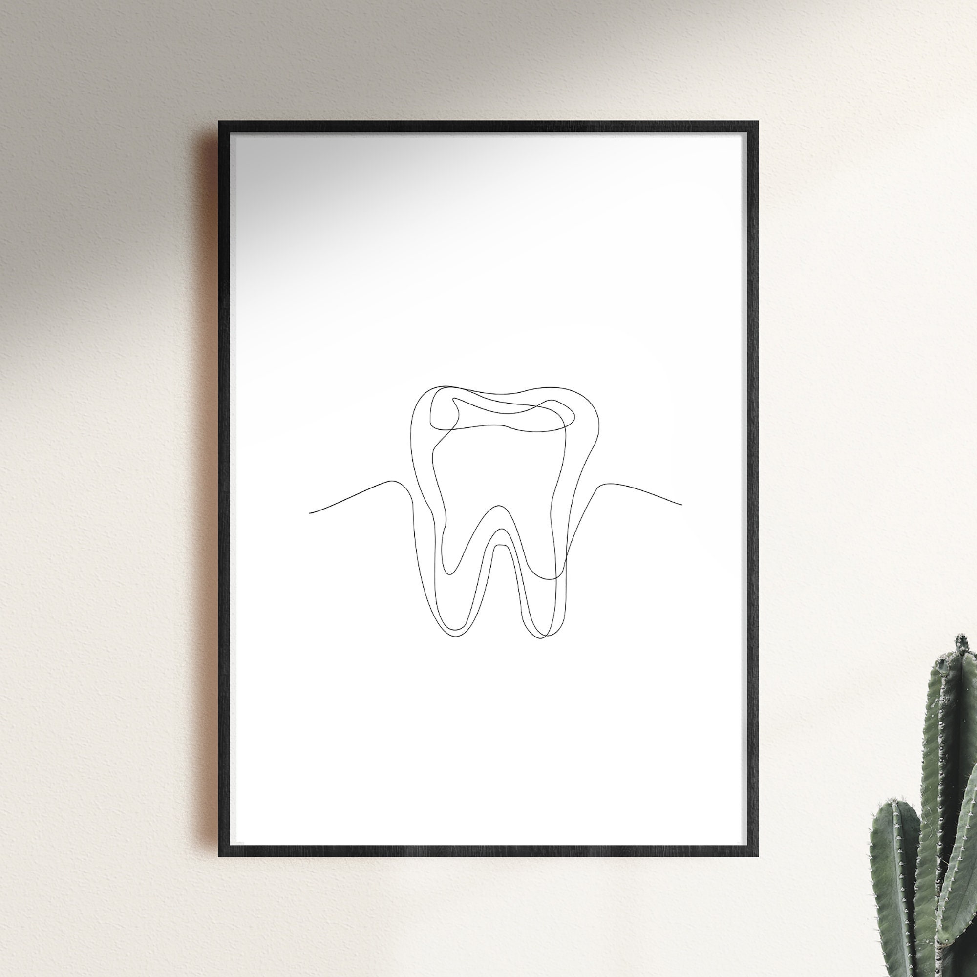 Art & Collectibles Dental Poster Printable Dental Office Decor Tooth