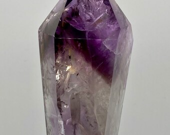 Amethyst Wand on metal stand #14