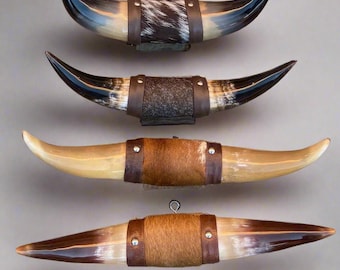 雄牛の角 アンティークの雄牛または雄牛の角、本物の牧場または農場の装飾、素朴