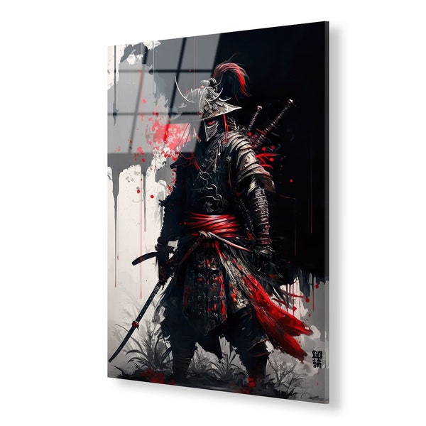 Samurai-Krieger Kunstdruck - Edler japanischer Kriegsherr für einzigartigen Wohnstil