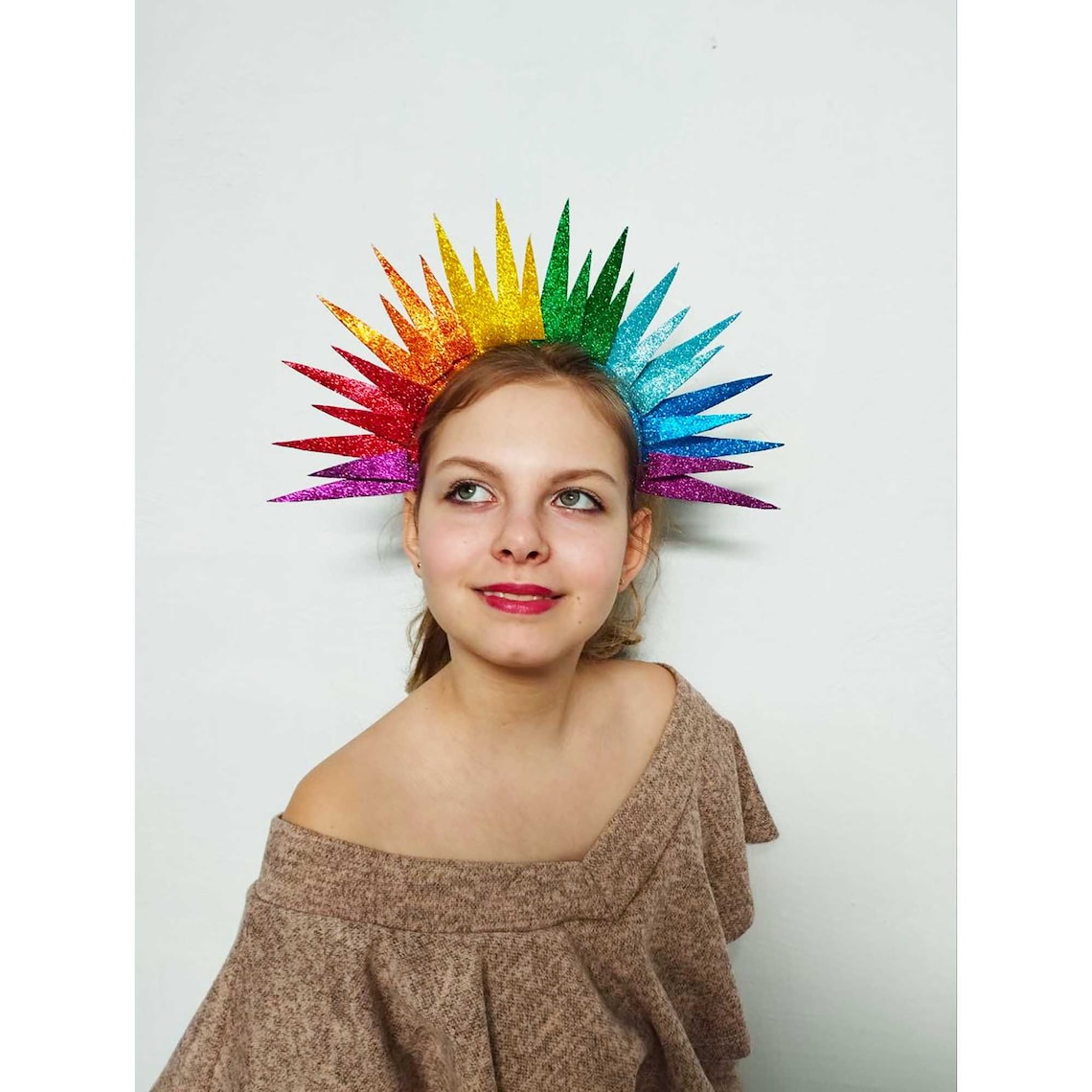 Statue Of Liberty Rubber Headband Crown Costume Accessory main image 1