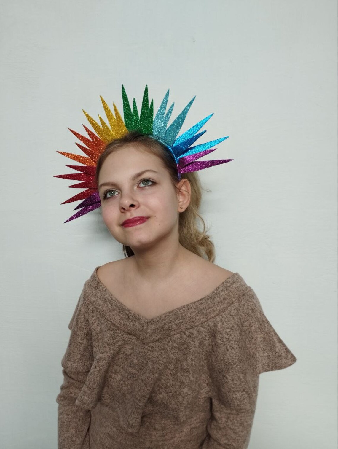 Statue Of Liberty Rubber Headband Crown Costume Accessory main image 0
