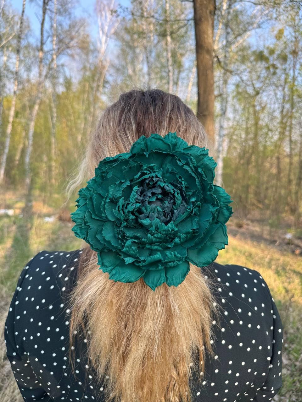 Floral Hair Clip & Flower Brooch | 2-in-1 Flower Pin | Hair  display picture 1