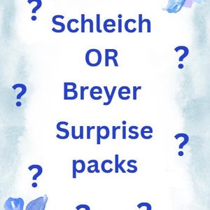 Schleich OR Breyer Horse Tack Surprise Pack