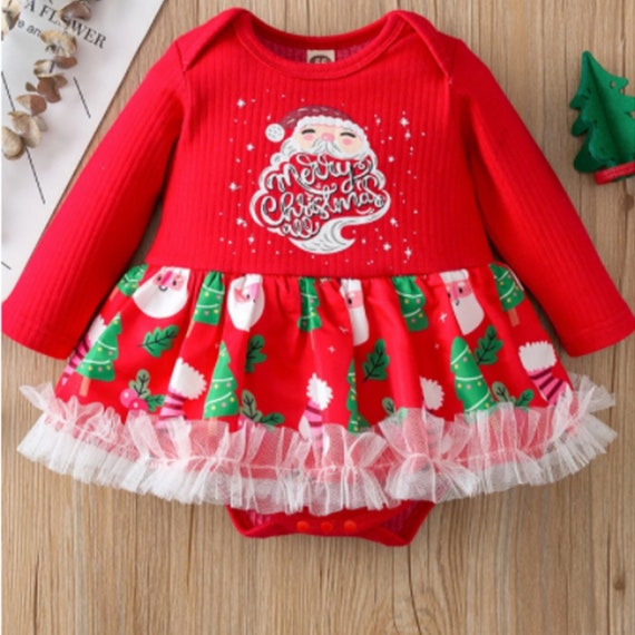 my first christmas dress newborn