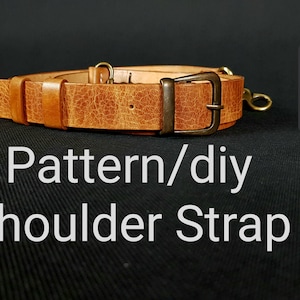 Leather Shoulder Strap pattern / Bag Strap pattern/PDF