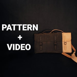 Patron de sac besace en cuir/ Patron de sac en cuir/pdf