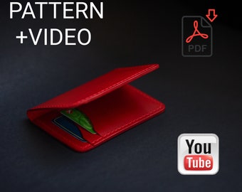 Leather Card Holder Pattern: DIY Wallet (PDF Pattern)