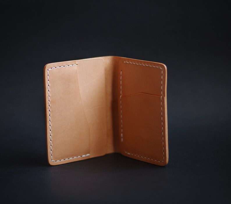 Leather minimalist wallet Pattern/pdf | Etsy
