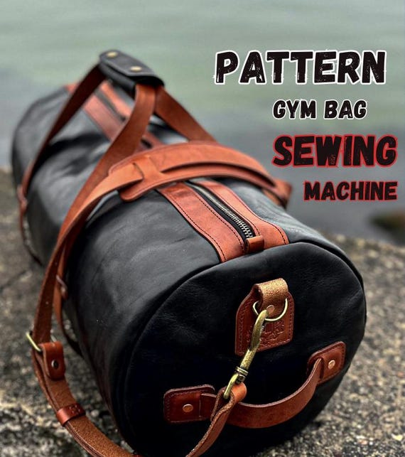Leather Gym Bag Sewing Pattern: Multifunctional Design (PDF Pattern)