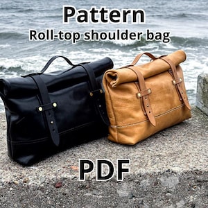 Patron de sac porté épaule à roulettes/Patron de sac besace pour homme