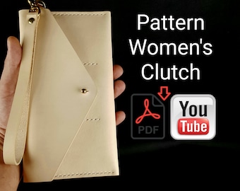 Leather Wallet Pattern/Leather Clutch PDF