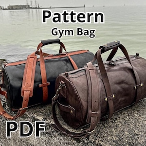Patron de sac de sport/sac de sport pdf/sac de voyage/sac/sac en cuir pdf