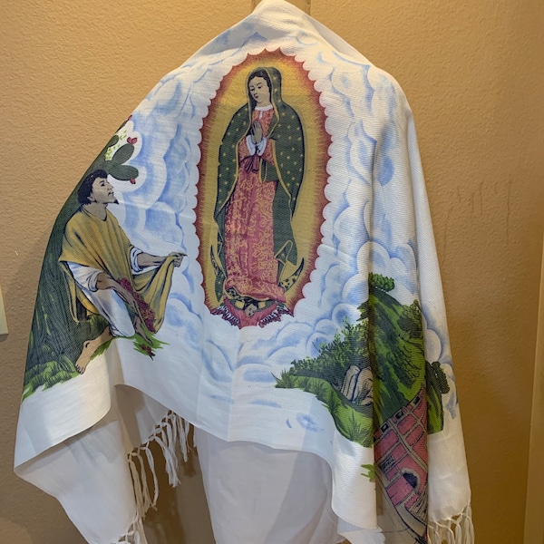 Virgen de Guadalupe-Juan Diego Rebozo