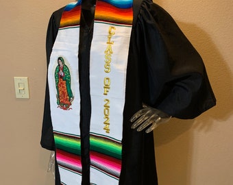 Graduation Stole Sash Virgen de Guadalupe