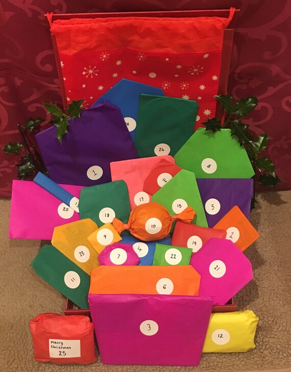 Download Christmas Craft Advent Calendar Children S Etsy Yellowimages Mockups