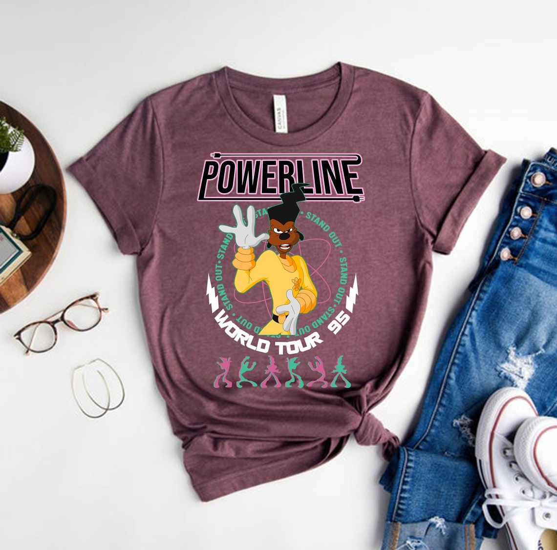 Goofy Movie Powerline Shirt Powerline Tshirt Disney Etsy