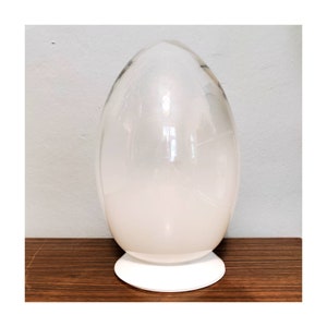 Goffredo Reggiani Murano Glass Egg Shaped Lamp // Mid Century Modern Accent Lamp // Mazzega Egg Lamp // Made in Italy in 1970s