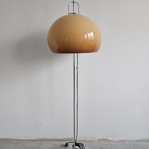 Mid Century Modern Floor Lamp &quot;Lucerna&quot; designed by Harvey Guzzini, manufactured by Meblo and iGuzzini // Made in Yugoslavia in 1960s