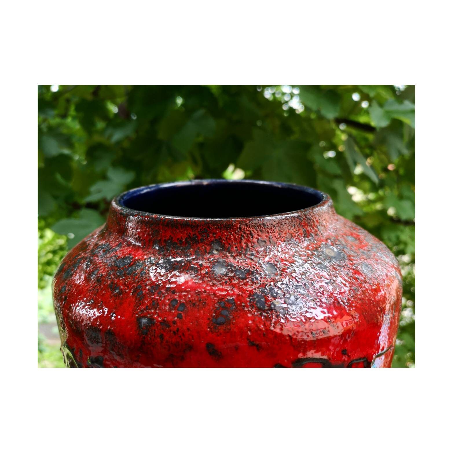 XXL Mid Century Modern Wedt German Pottery / Scheurich Vase XXL Mid Century Modern Wedt German Pottery / Scheurich Vase