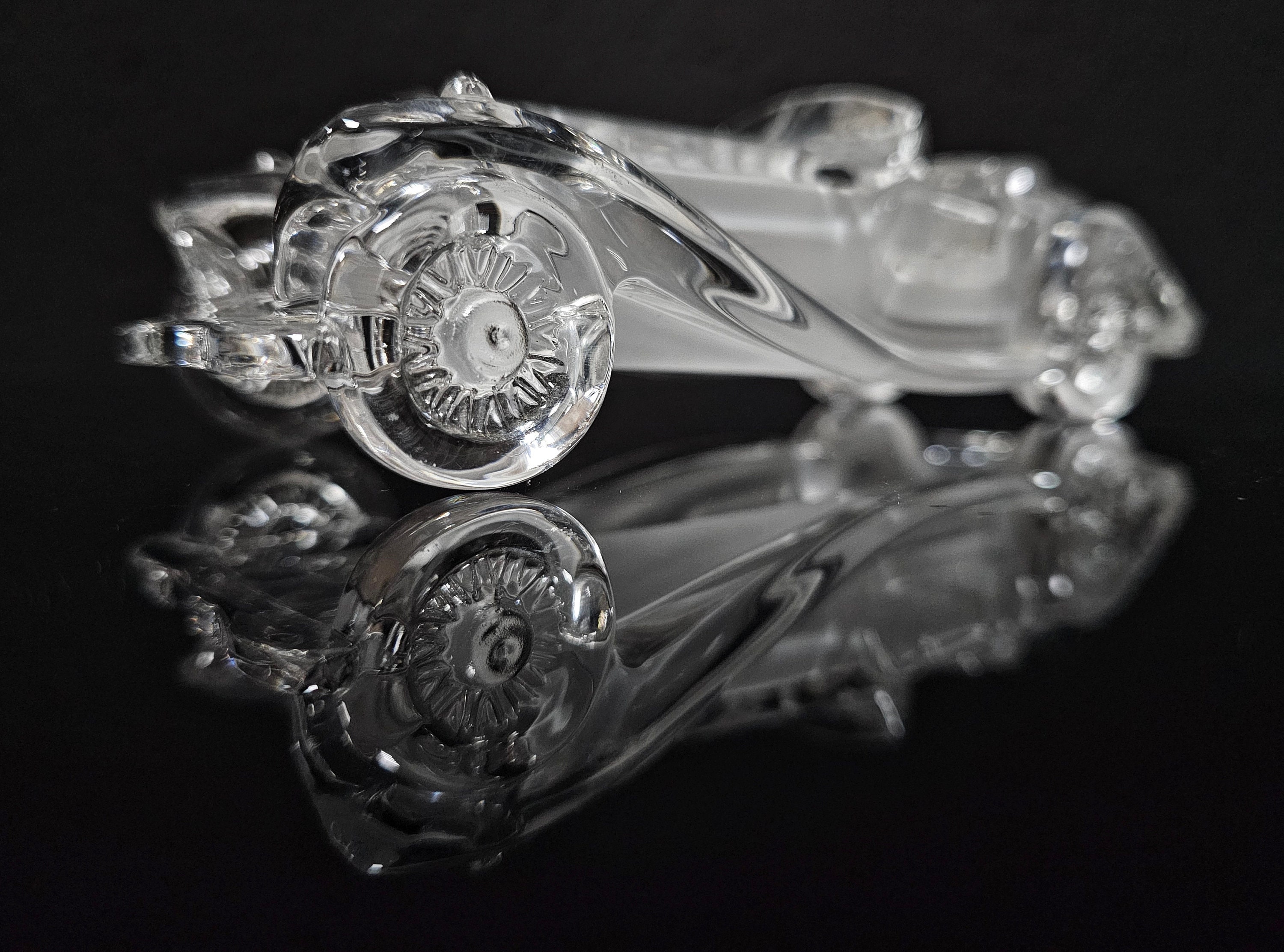 希少品】daum ブガッティ Crystal Glass Figurine of Bugatti 55