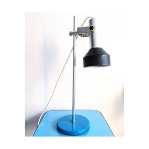 Lampe de bureau vintage industeial design // Lampe de bureau avec tête réglable // Fabriquée en Allemagne dans les années 1960