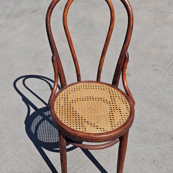 Original Thonet Chair No. 14 // Thonet Brothers Bistro Chair // Antique Bentwood Chair // Made in Austria in 1910s