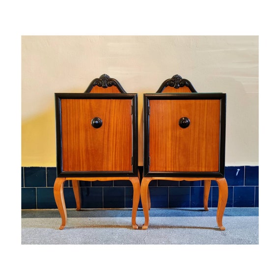 Pair of Art Deco Nightstands Art Deco Night Cabinets Antique
