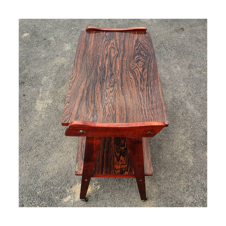 Mid Century Modern TV Stand on Wheels / Beautiful Vintage TV Etsy