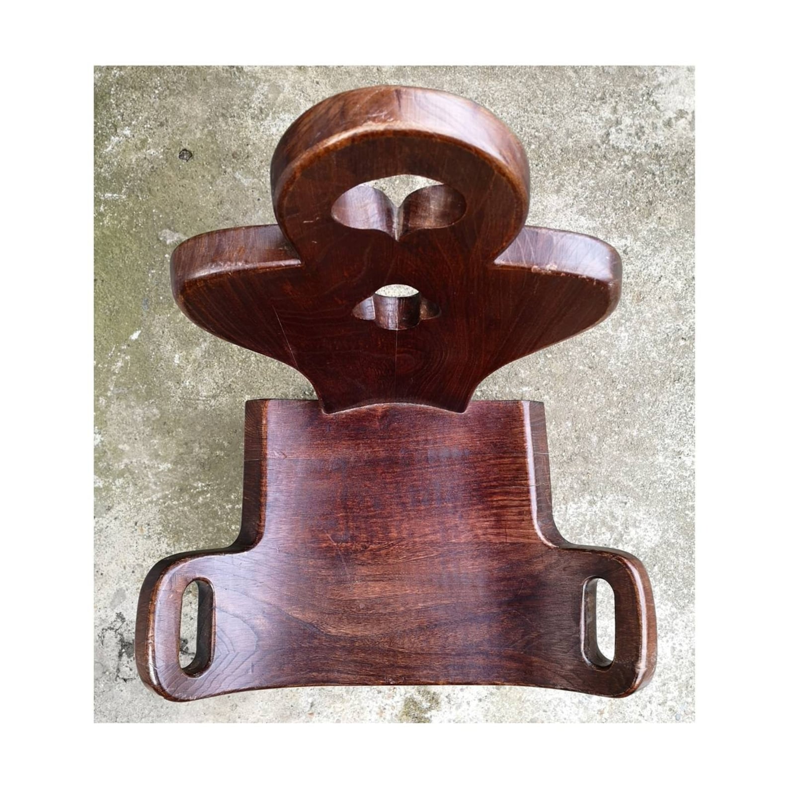 1900s Antique Spanish Birthing Chair With 4 Legs // Solid Wood Etsy