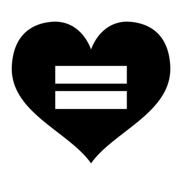 Equality Heart - SVG - Equality - Equality Heart SVG - LGBTQ - Love - Cut File - Cricut - eps - jpg - ai